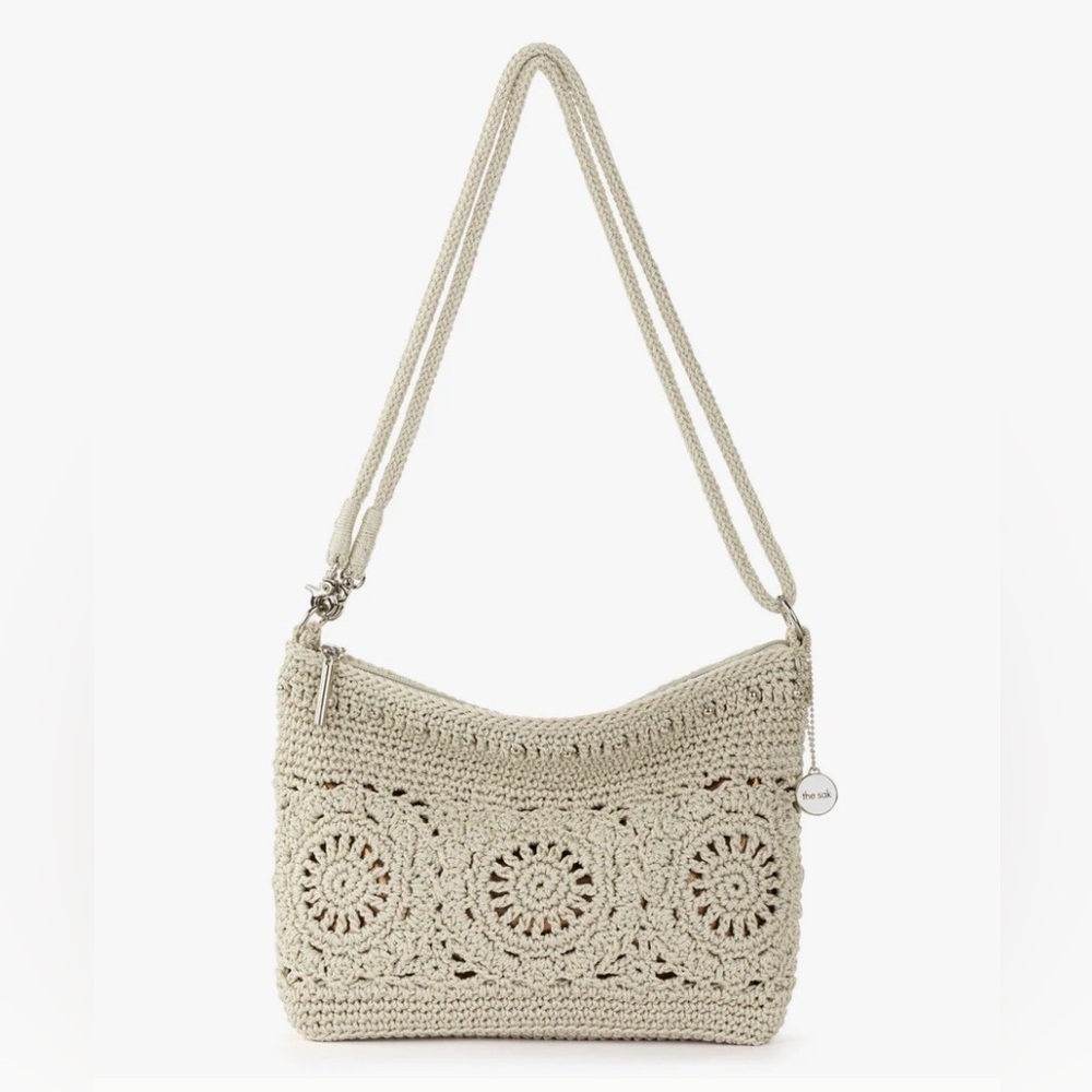 The Sak - Elegant Cream Crochet Shoulder Bag - Picture 2 of 3